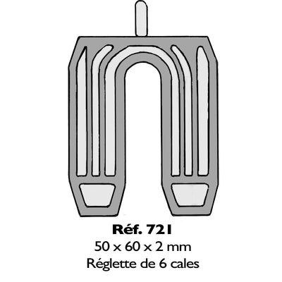 Cale fourchette terrasse 721 bilp leroy merlin castorama cale en réglette - SYSTEMCAL PRUNIER SYSTEM+ GREENCASTOR