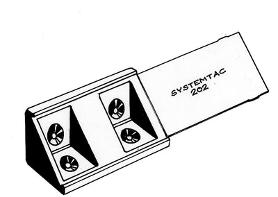 Systemtac-Taquet d'assemblage à couvercle rabattable latéralement - PRUNIER SYSTEM+ GREENCASTOR